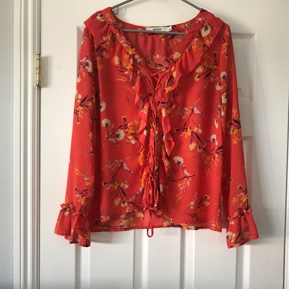 Orange blouse 3 for $18 item